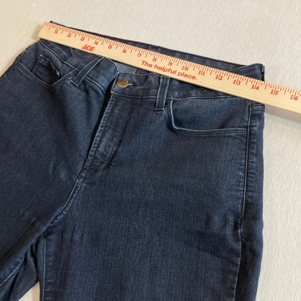 NYDJ‎ Not Your Daughters Jeans Size 8 Dark Wash Straight Leg Lift Tuck Denim USA